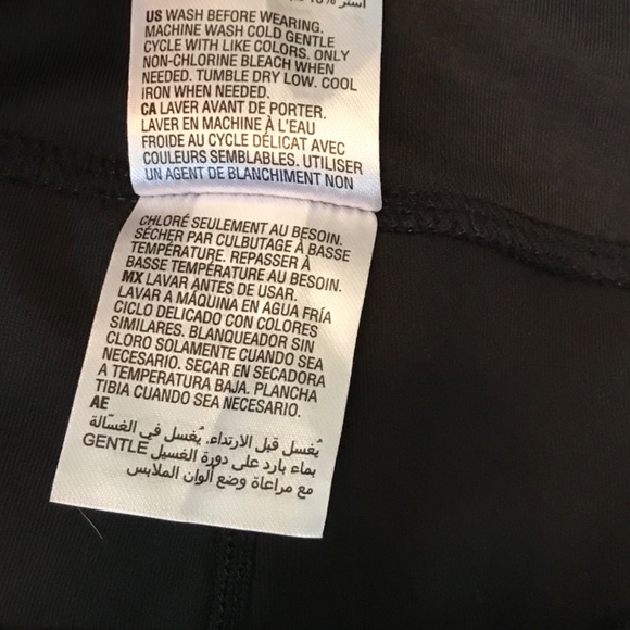 IDEOLOGY Leggings Athletic Compression High Rise 7/8 Black Women’s Plus Size 3X - Picture 9 of 16